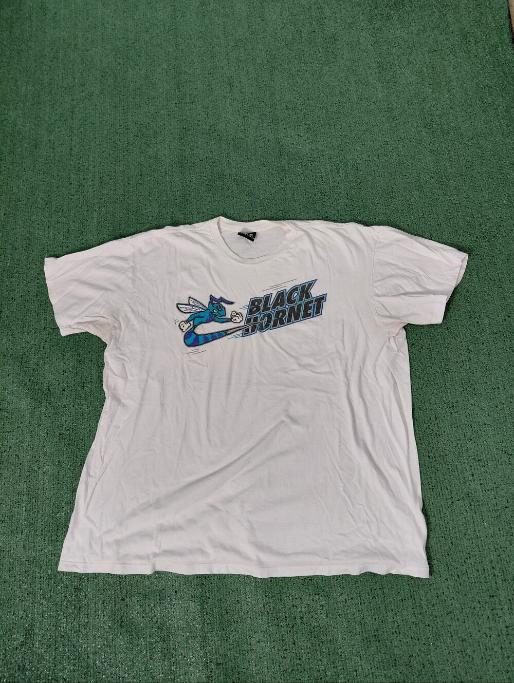 Black Sheep Skate Shop Black Hornet Stinger Skater Streetwear White T Shirt Sz L